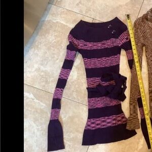 Long Tunic Top w/ Belt Off shoulder if desired~ Size Medium